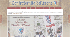 Desktop Screenshot of confraternitaleone.com